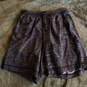 Lululemon Shorts, with Liner, 9” Inseam, zipper issue